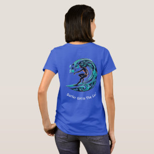 Surfer Girl In The Curl T-Shirt