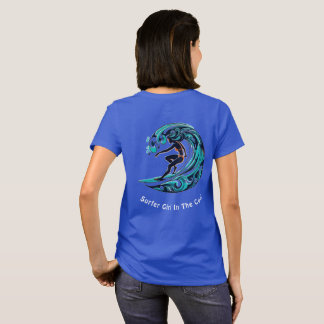 Surfer Girl In The Curl T-Shirt