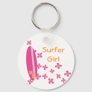 Surfer Girl Keychain