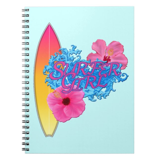 Surfer Girl Notebook (Front)