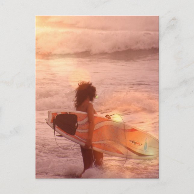 Surfer Girl Postcard (Front)
