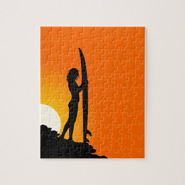 Surfer Girl Puzzle (Vertical)
