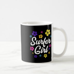 Surfer Girl Surf Retro Vintage Surf Gift Women Sur Coffee Mug