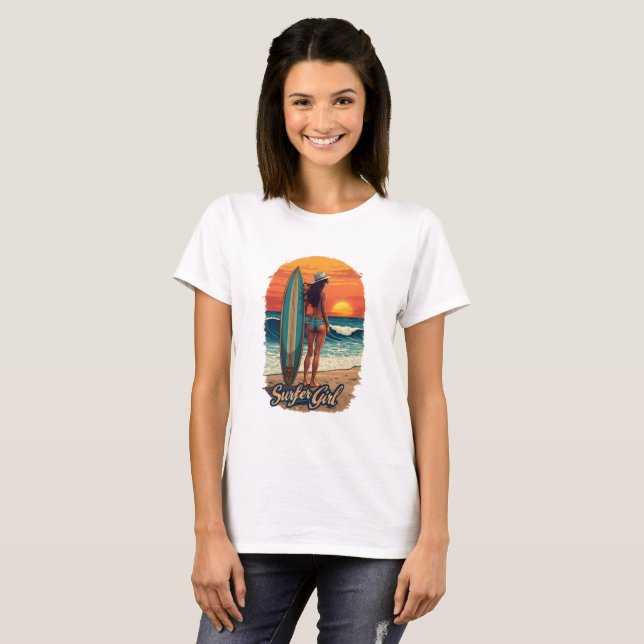 Surfer Girl T-Shirt (Front Full)