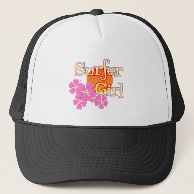 Surfer Girl Trucker Hat (Front)