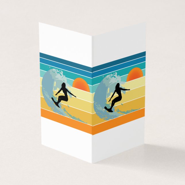 Surfer Girl Vintage Sunset (Outside)