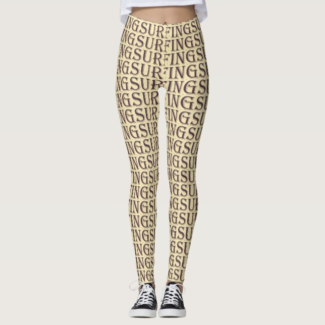 Surfer Girl Women's Legging (Front)