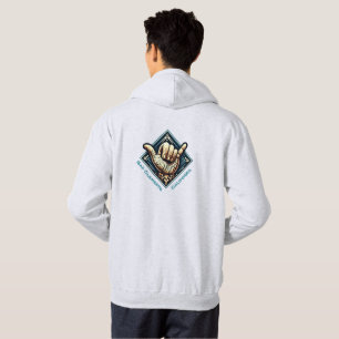 Surfer Hand Symbol- Hoodie