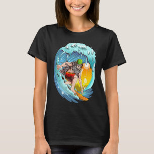 Surfer Hippie Adventure Never Too Old Surfing Like T-Shirt