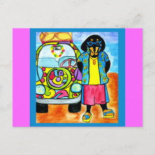 Surfer Joe's Van Postcard