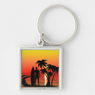 Surfer Keychain