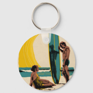 Surfer Keychain