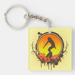 Surfer Keychain