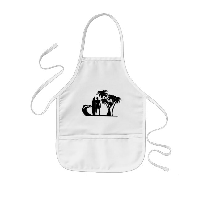 Surfer Kid's Apron (Front)