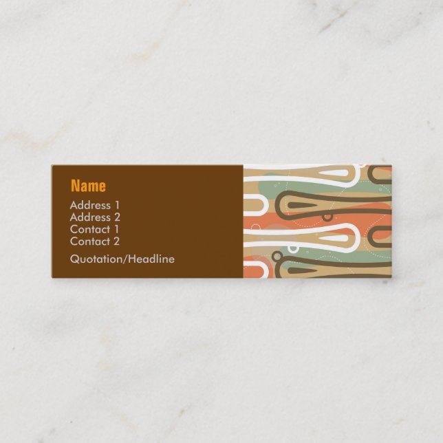 Surfer King Abstract Profile Card (Front)