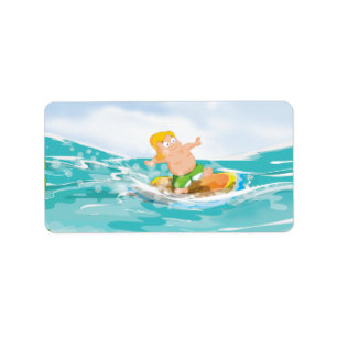 Surfer Label