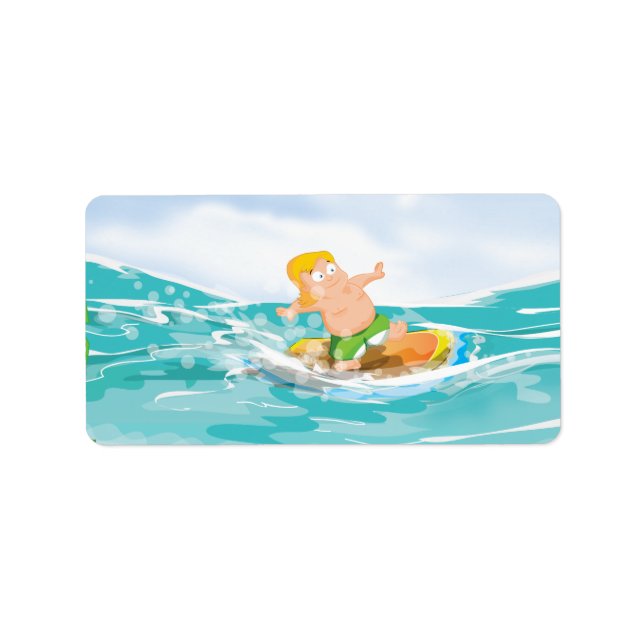 Surfer Label (Front)