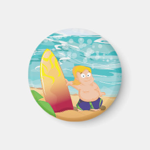 Surfer Magnet