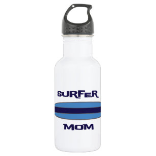 Surfer Mom Blue 532 Ml Water Bottle