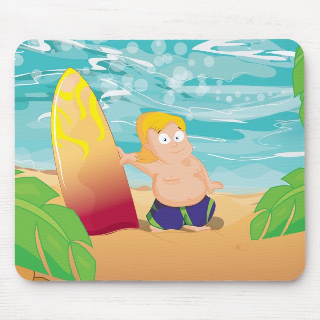 Surfer Mouse Pad (Front)