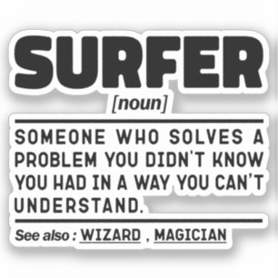 Surfer Noun Definition Beach Surfing Water Sport