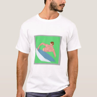 Surfer on a wave t-shirt