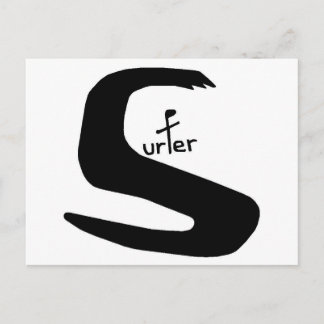 surfer postcard