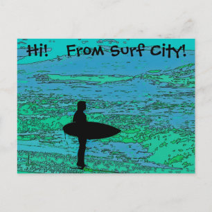 Surfer Postcard