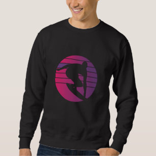 Surfer Retro Surfing Sunset Sweatshirt