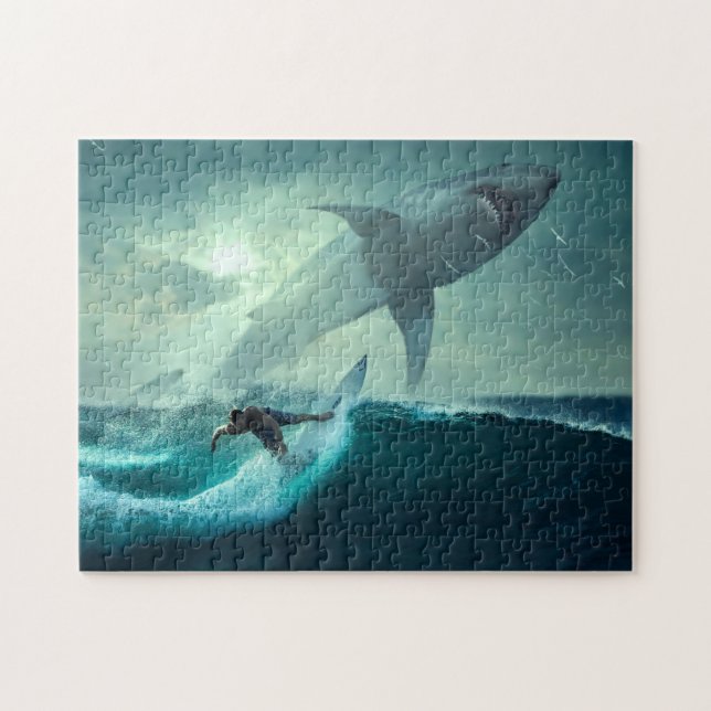 Surfer Scene Game Puzzle (Horizontal)