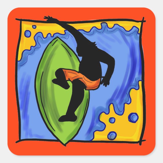Surfer stickers (Front)