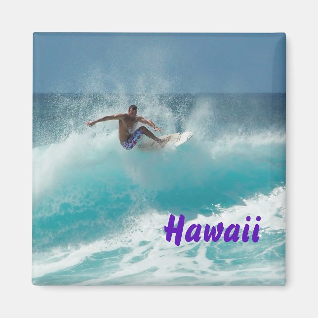 Surfer sur un aimant de texte à grande onde (Devant)
