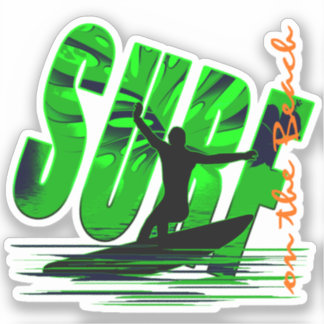 Surfer surf on the beach