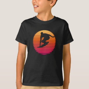 Surfer Surfboard Surfing Retro Vintage Gift T-Shirt