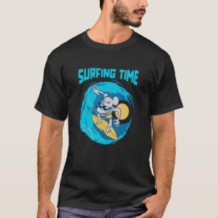 Surfer Surfboard  Surfrider Waves Trex Surfing T-Shirt