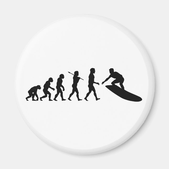 Surfer Surfing Sport Magnet (Front)