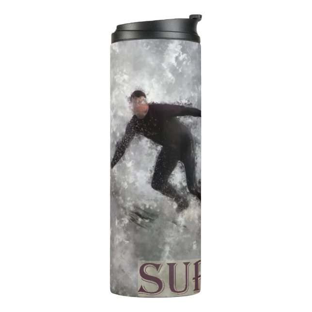 Surfer Thermal Tumbler (Rotated Left)