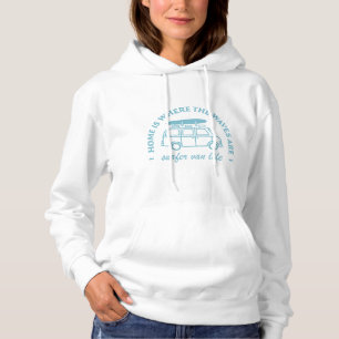 Surfer van life road trip surf lover quotes hoodie