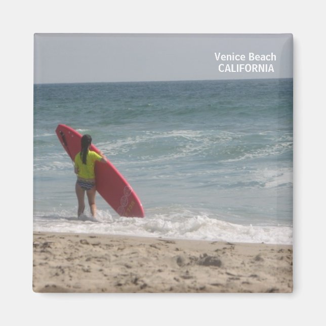 Surfer, Venice Beach Magnet ! (Devant)