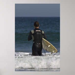 Surfer Waiting For The Waves fine art print
