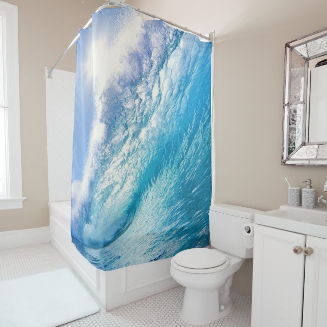 Surfer Wave Ocean Blue White  (In Situ)