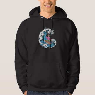 Surfer Wave Surfrider Waves  Surfboard Surfing Fla Hoodie