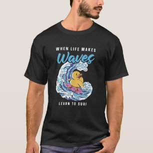 Surfer Waves Surfboard Surfrider Surfing Sloth T-Shirt