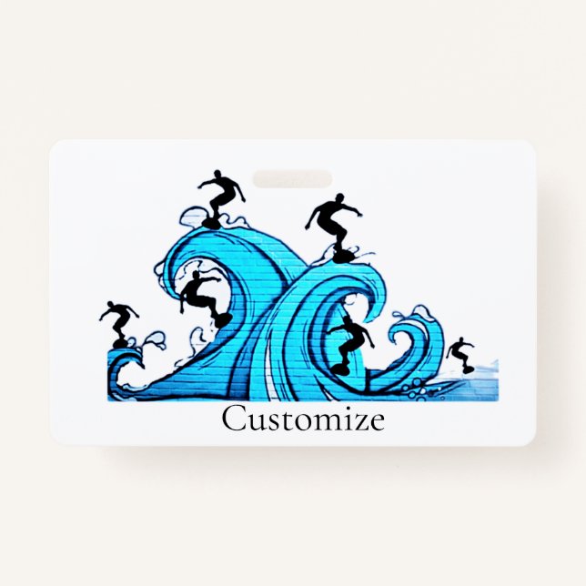 Surfers Everywhere Thunder_Cove  Badge (Front)