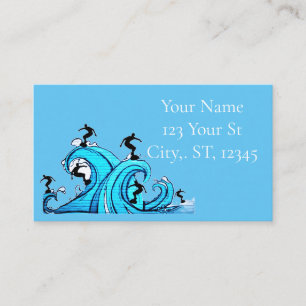 Surfers Everywhere Thunder_Cove  Business Card