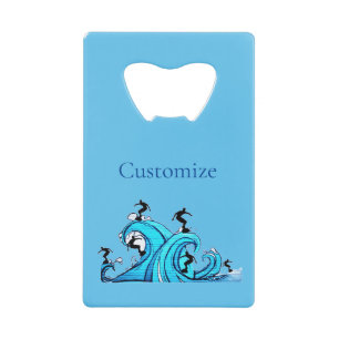 Surfers Everywhere Thunder_Cove Credit Card Bottle Opener