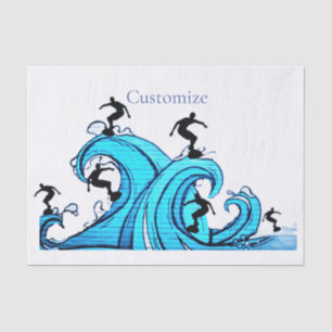 Surfers Everywhere Thunder_Cove  Tissue Paper