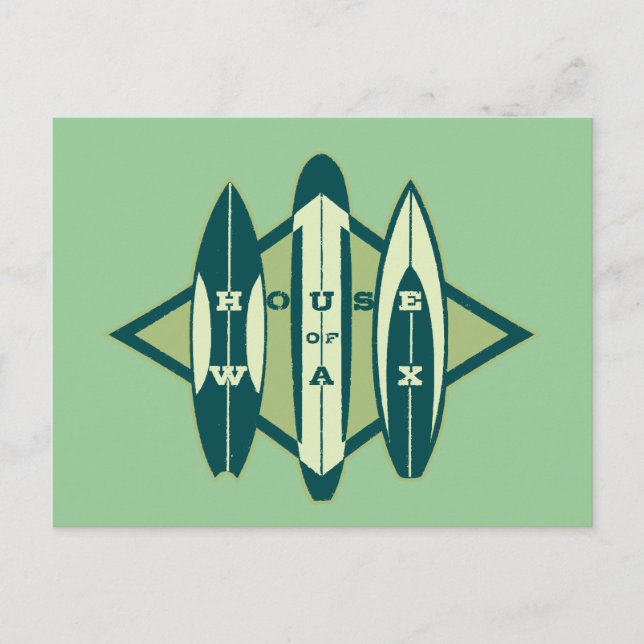 Surfer's House of Wax Postcard (Front)