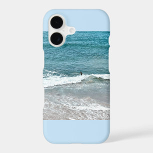 Surfeur Solitaire Côtier Océan Californie