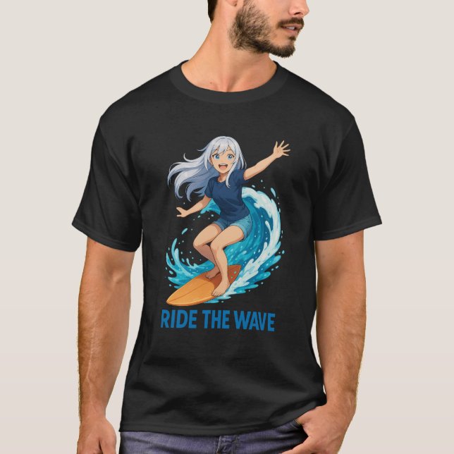 Surfez la vague Nova tshirt (Devant)